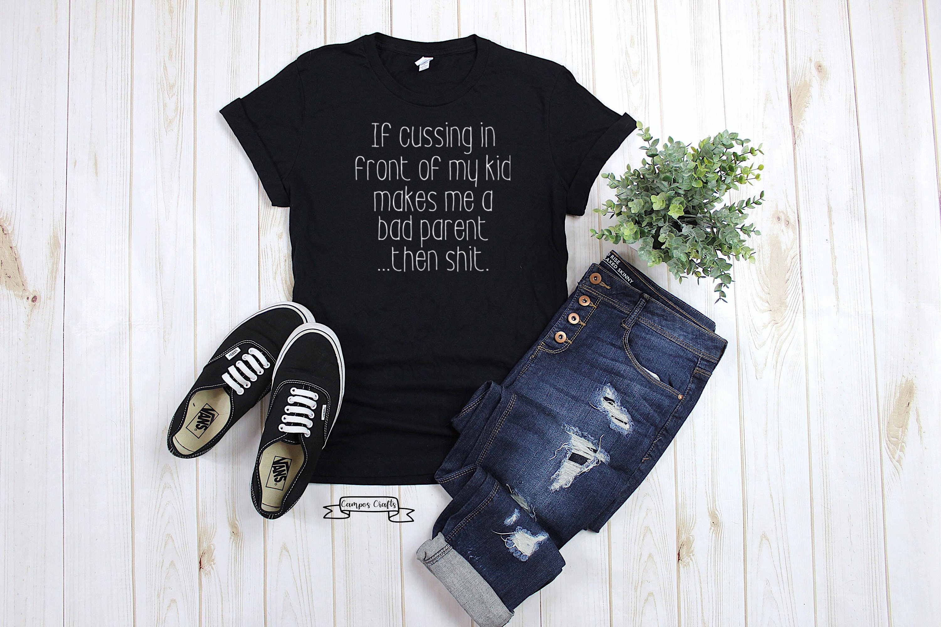 Cussing in Front of My Kids bad Parent Shirt unisex Sizing - Etsy