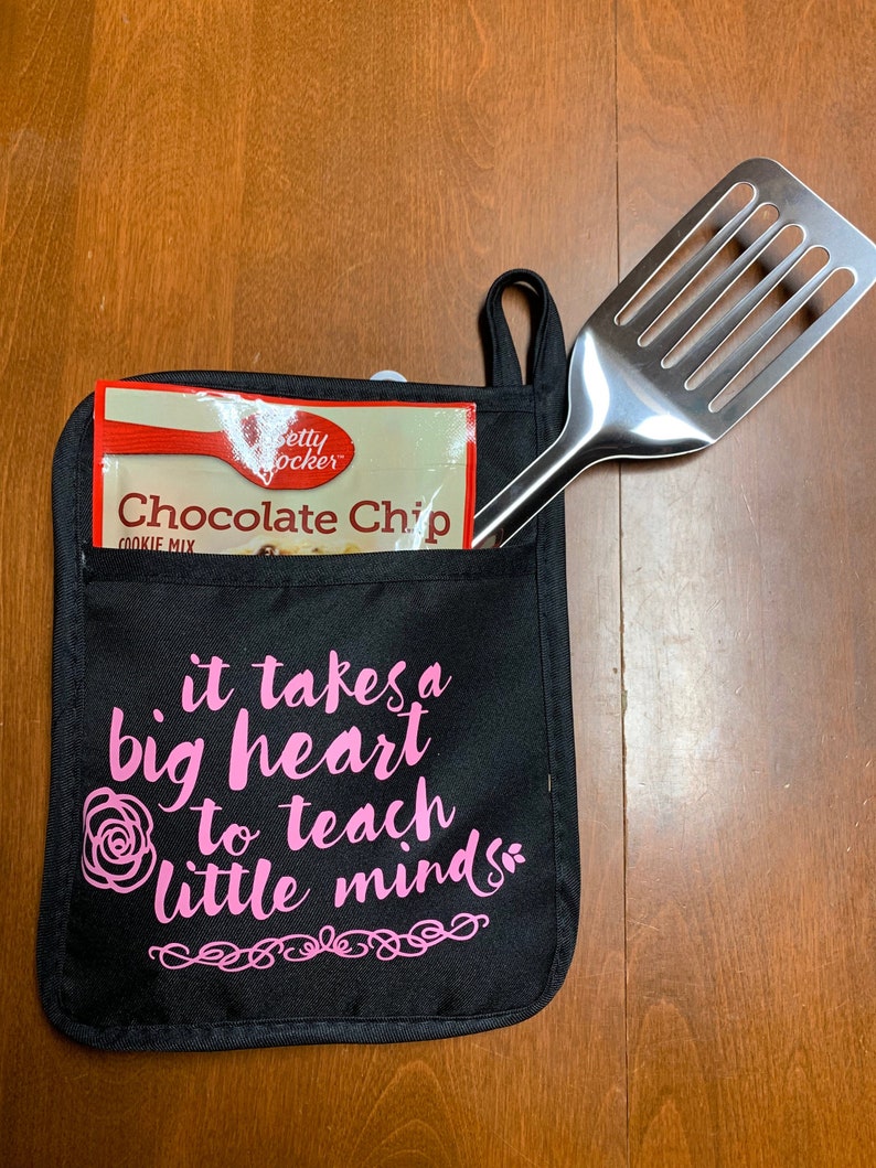 It Takes A Big Heart to Teach Little Minds Potholder Gift