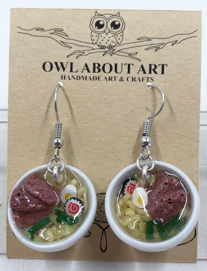 Ramen Bowl, Keyring or Drop Earring Pair Etsy