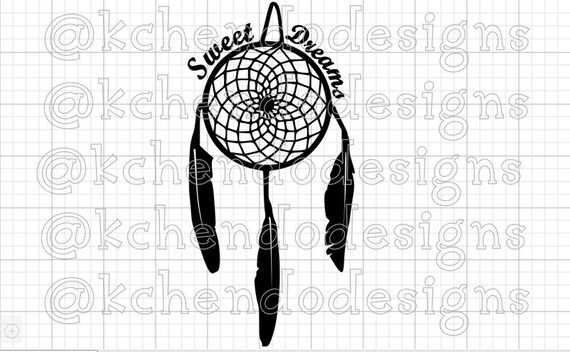 Download Free Dream Catcher Sweet Dreams Dream Catcher Svg Sweet Etsy SVG Cut Files