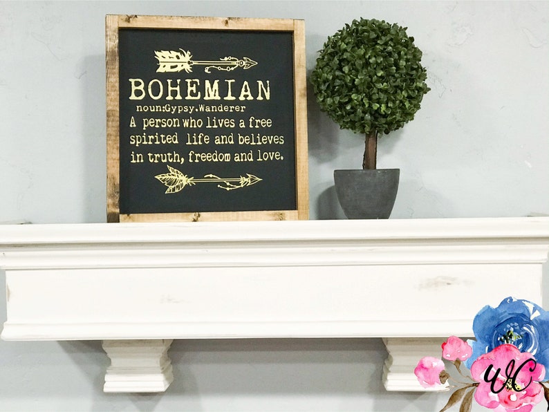 Bohemian Sign Bohemian Definition Bohemian Lifestyle BOHO ...