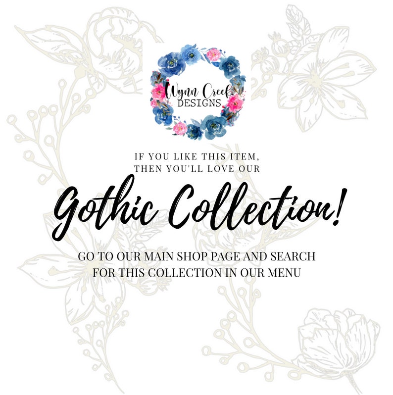 gothic-weekly-schedule-weekly-schedule-gothic-planner-etsy