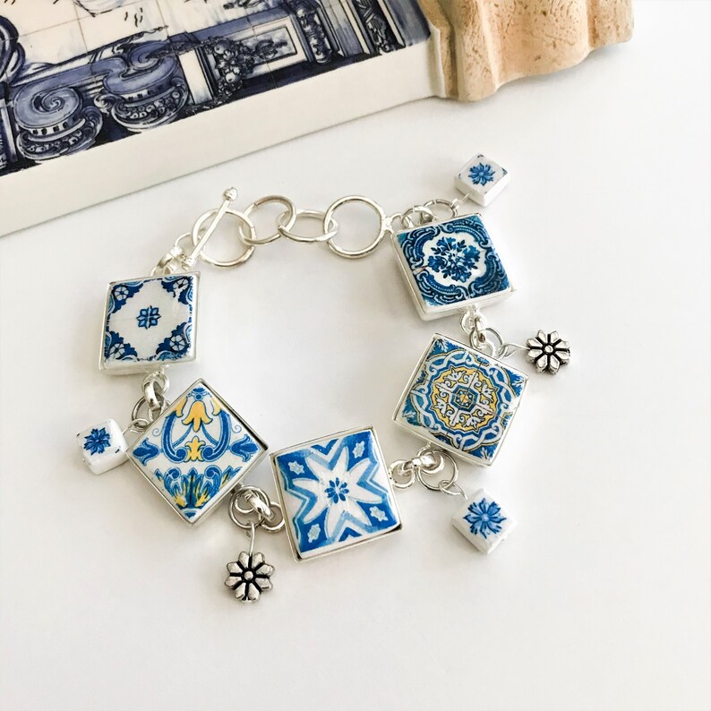Bracelet portugal bracelet portugais en céramique bracelet Etsy
