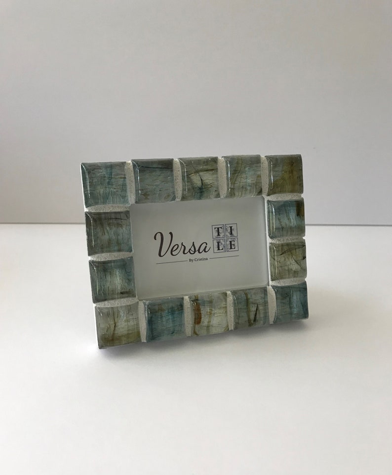 MOSAIC FRAME Small picture frame with glass mosaic tiles Bridesmaid gift New house gift