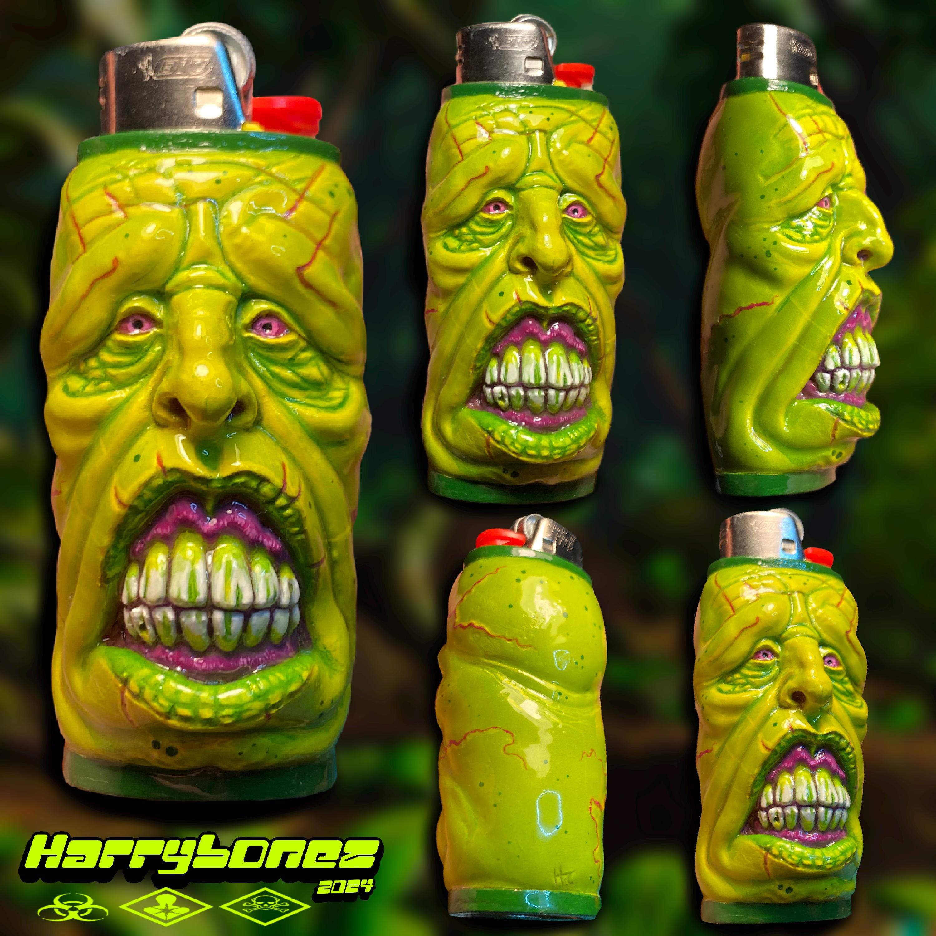 BIOHAZARD—Handmade Lighter Case—