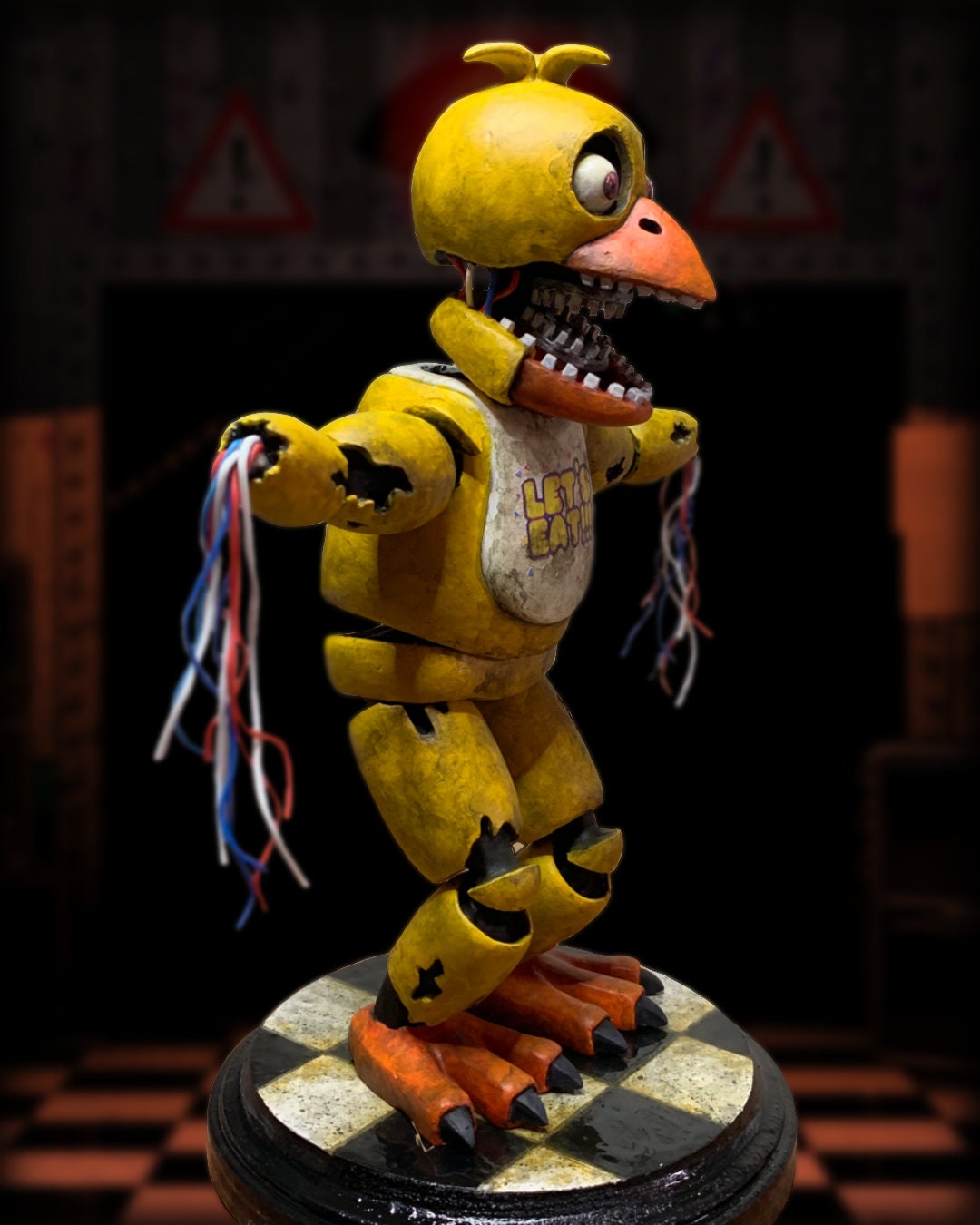 FNAF 2 Withered Chica Inspired Ooak Custom Doll -  Finland