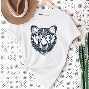 Mama Bear Shirt, Mama Bear Sunglasses Shirt, Mama Bear, Mama Bear Baby Bear, Mama Shirt