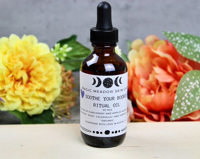 Herbal Breast & Lymphatic Massage Oil Etsy