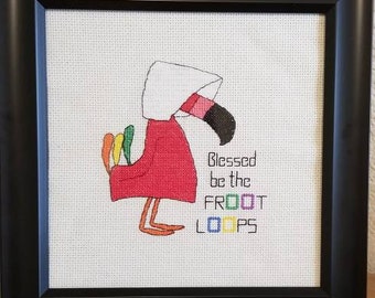 Digital Download- Cross Stitch Pattern- Blessed Be the Froot Loops Handmaid's Tales