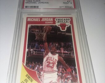 1989 Fleer #21 Michael Jordan Basketball Card