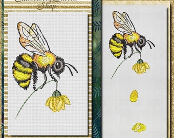 Bee Machine Embroidery Design Set 2 Designs 3 Sizes Each Fit 4x4" (100x100mm) hoop & larger  Tshirt Quilt Towel Pillow Queen Bee Baby Adults