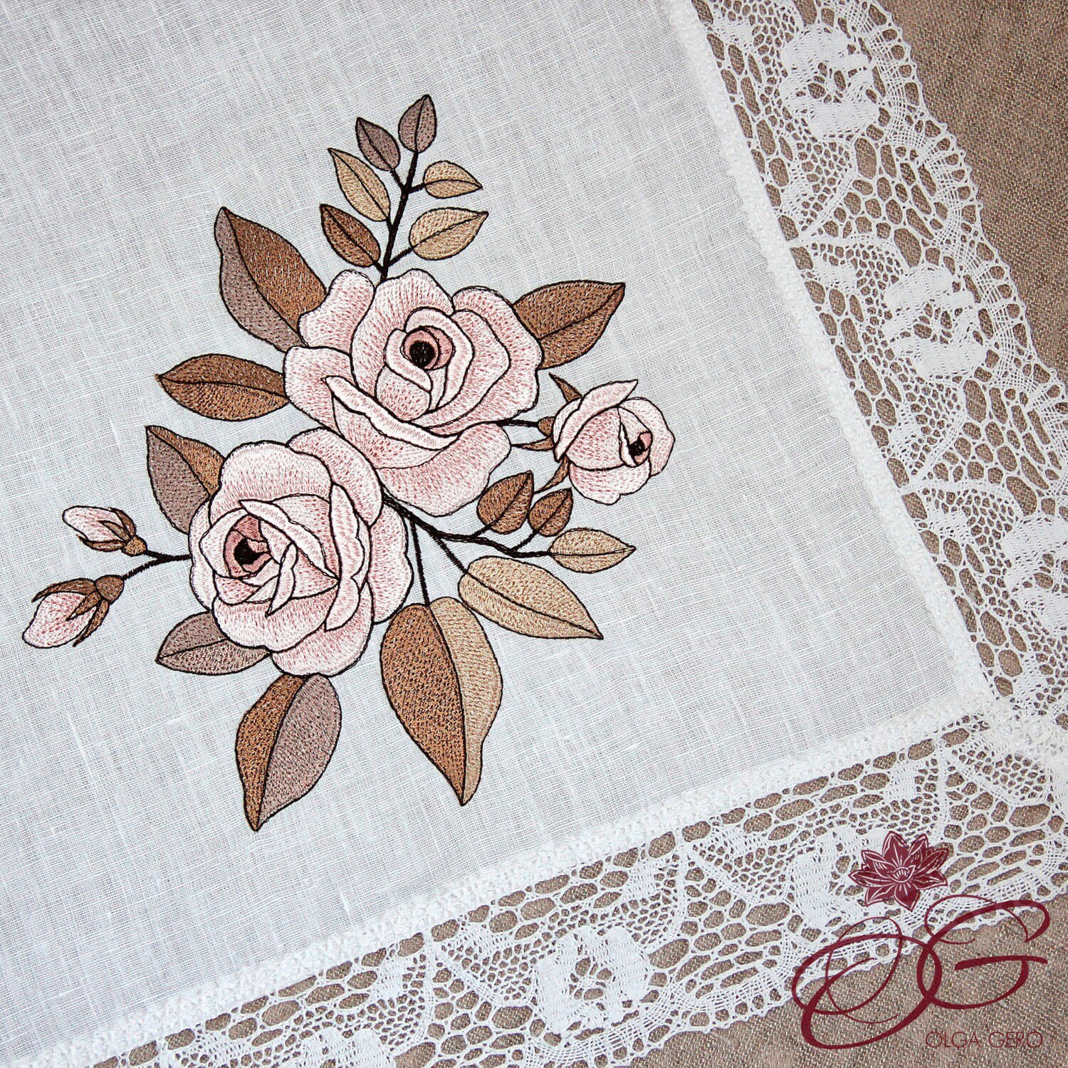 Personalized Roses Machine 2 Sizes Tea Roses Machine Embroidery Design 1 Fit in - Etsy