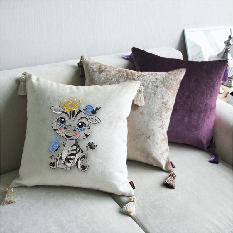 Baby Zebra Machine Embroidery Design Safari Babies Series 3 Sizes to ...