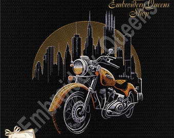 Motorcycle Bike Machine Embroidery Design 6 Sizes to Download Fit 6x7" (150x180mm) hoop & larger Cute Dog Face Sweatshirt Tshirt Pillow Tote