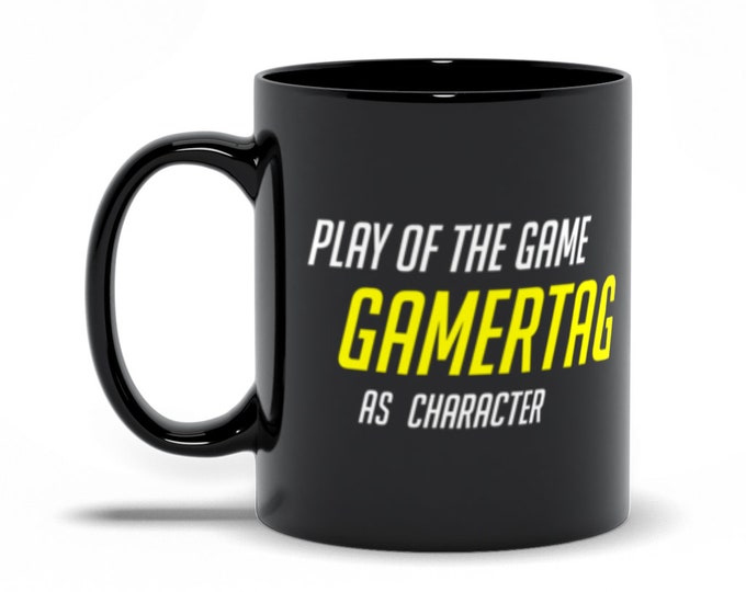 Custom Play Of The Game Overwatch Coffee Mug - Fps Fan Gift - Great Present For Any Gamer. Potg Nerd