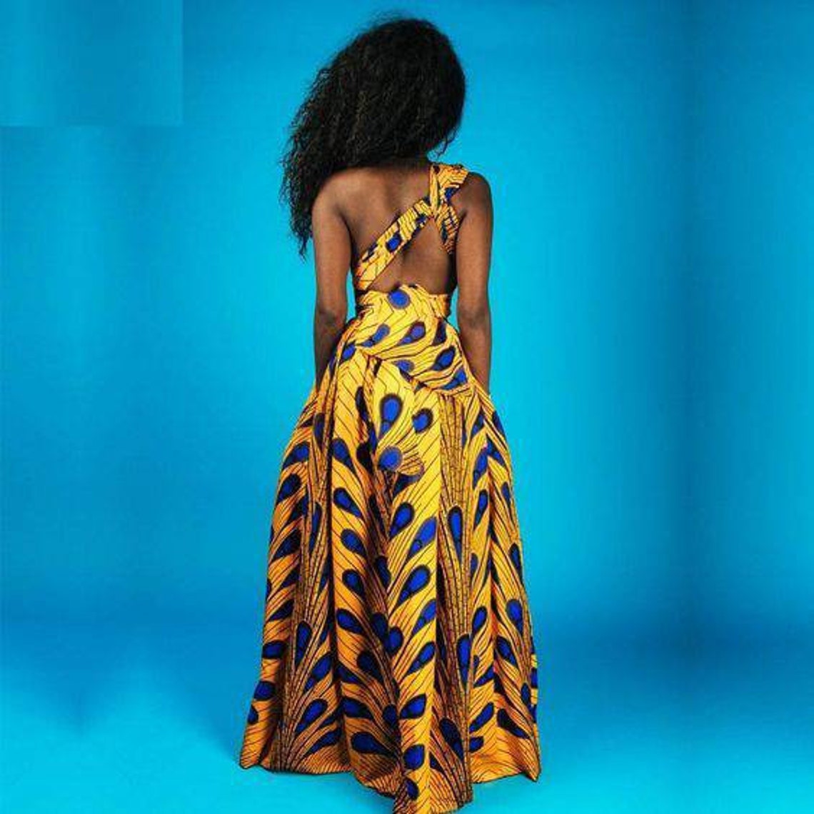 Ankara Wrap Dress African Print Dress Ankara Print Dress Etsy
