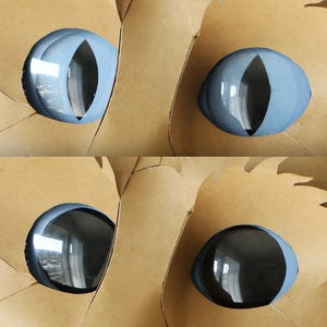 Mall för rörlig pupillmekanism – För mask, katter, pantrar, ormar, drakar och mer