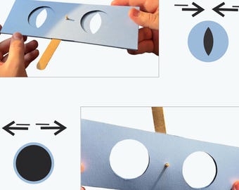 Moving Pupil Mechanism Template – For Mask, Cats, Panthers, Snakes, Dragons & More