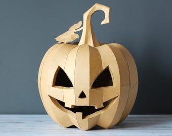 3D Jack-o’-Lantern — Classic Pumpkin Mask