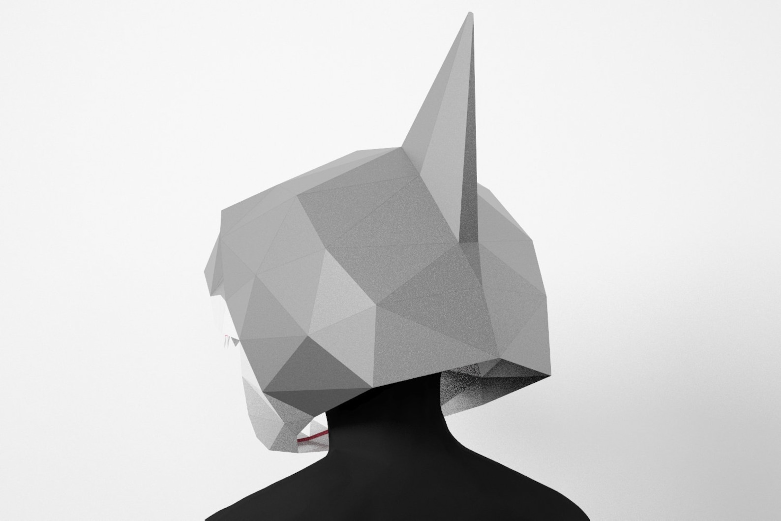Shark Mask PDF Template DIY Cardboard Pattern - Etsy