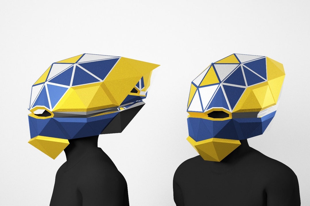 Alien Helmet Papercraft: DIY Cosplay Costume (PDF Template) - Etsy