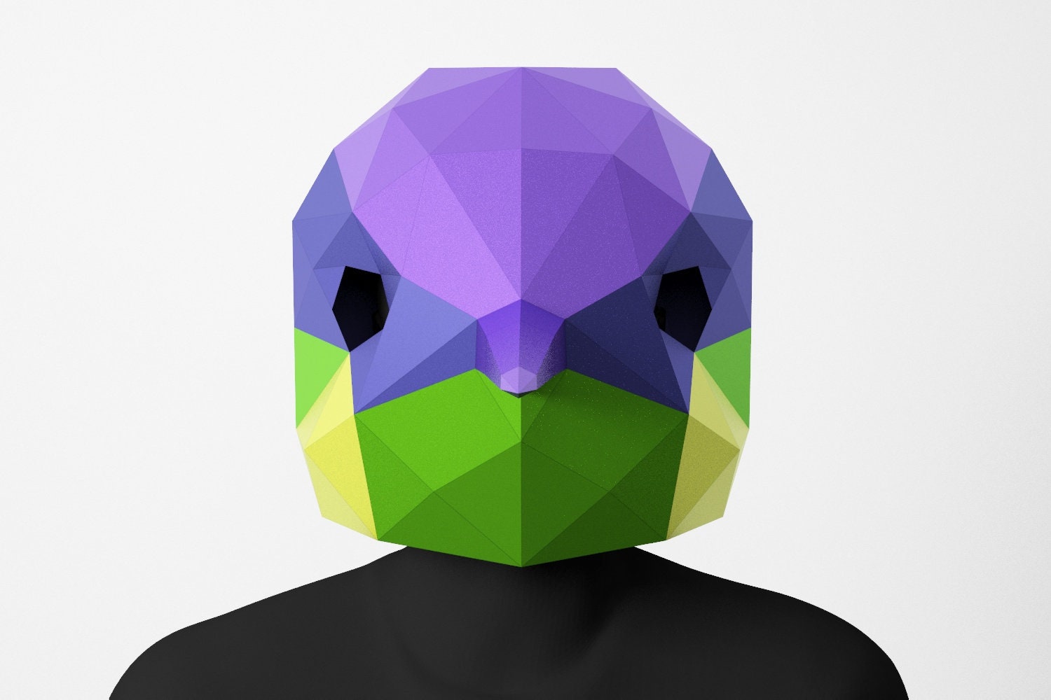 Hummingbird Mask: DIY Papercraft Costume (PDF Template) - Etsy