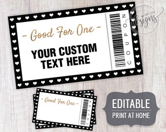 coupon template etsy