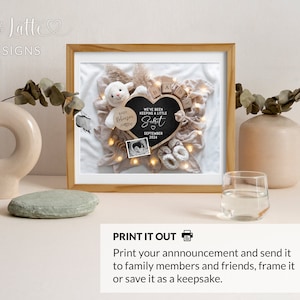 Pregnancy announcement digital, Pregnancy announcement to husband, Printable pregnancy announcement card, Pregnancy announcement grandparents, Pregnancy reveal, Pregnancy announcement gift, Baby announcement digital, Cafelattedesigns pregnancy reveal