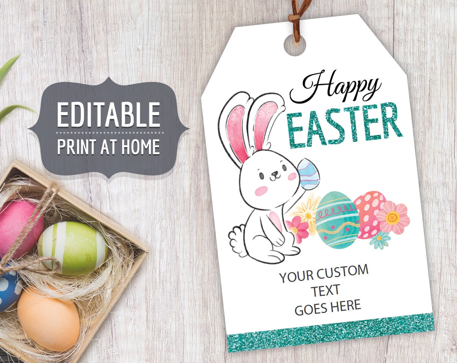 Happy Easter Printable Gift Tags, Editable Personalized Favor Tags Template With Easter Eggs and Bunny Rabbit, Instant Download Labels Kids - Etsy happy-easter-printable-gift-tags-editable-personalized-favor-tags-template-with-easter-eggs-and-bunny-rabbit-instant-download-labels-kids-etsy