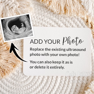 Grand Finale Pregnancy Announcement Digital, Pregnancy Announcement to Husband, Last Baby 3rd 4th Child Editable Template, Boho Bear Heart image 4