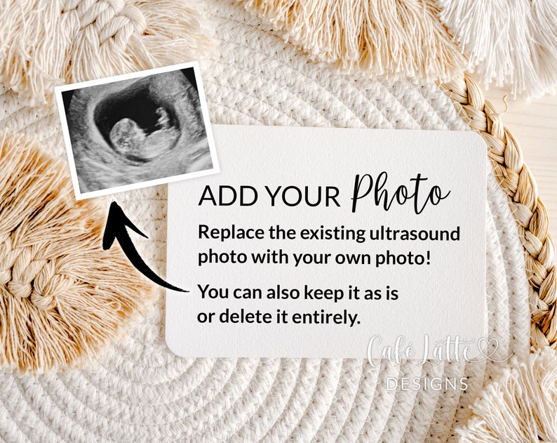 Grand Finale Pregnancy Announcement Digital, Pregnancy Announcement to Husband, Last Baby 3rd 4th Child Editable Template, Boho Bear Heart image 4
