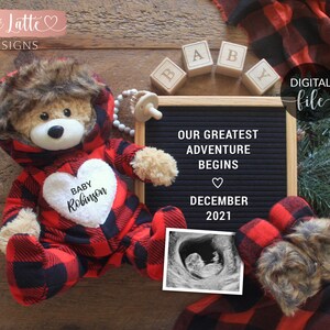 Digital Pregnancy Announcement Social Media, Winter Christmas December Baby Reveal Gender Neutral, A Little Snowflake, The More The Merrier