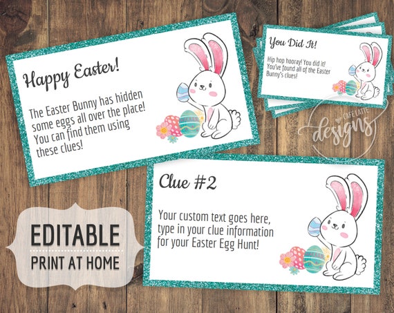 Easter Egg Hunt Clues Editable Easter Scavenger Hunt Clue Etsy Easter Egg Hunt Clues Editable Easter Scavenger Hunt Clue Etsy