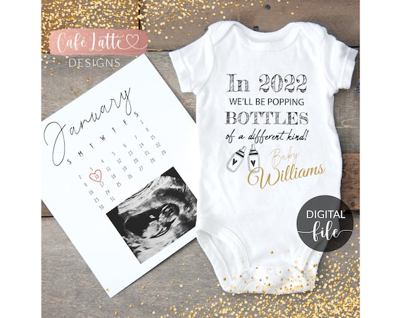 January 2022 Baby Announcement Digital Pregnancy Announcement Etsy