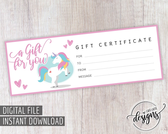 unicorn-gift-certificate-birthday-gift-certificate-kids-reward-gift