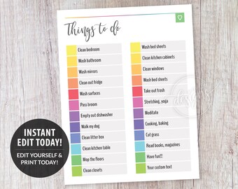 Teens to Do List - Etsy