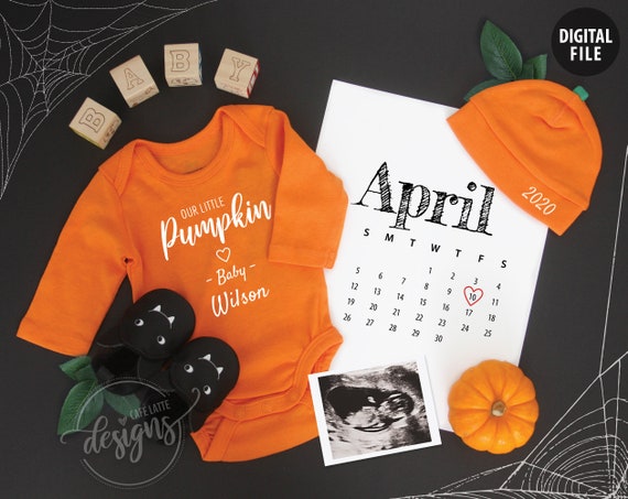baby due in october announcement