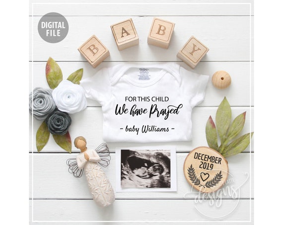 baby photo announcement