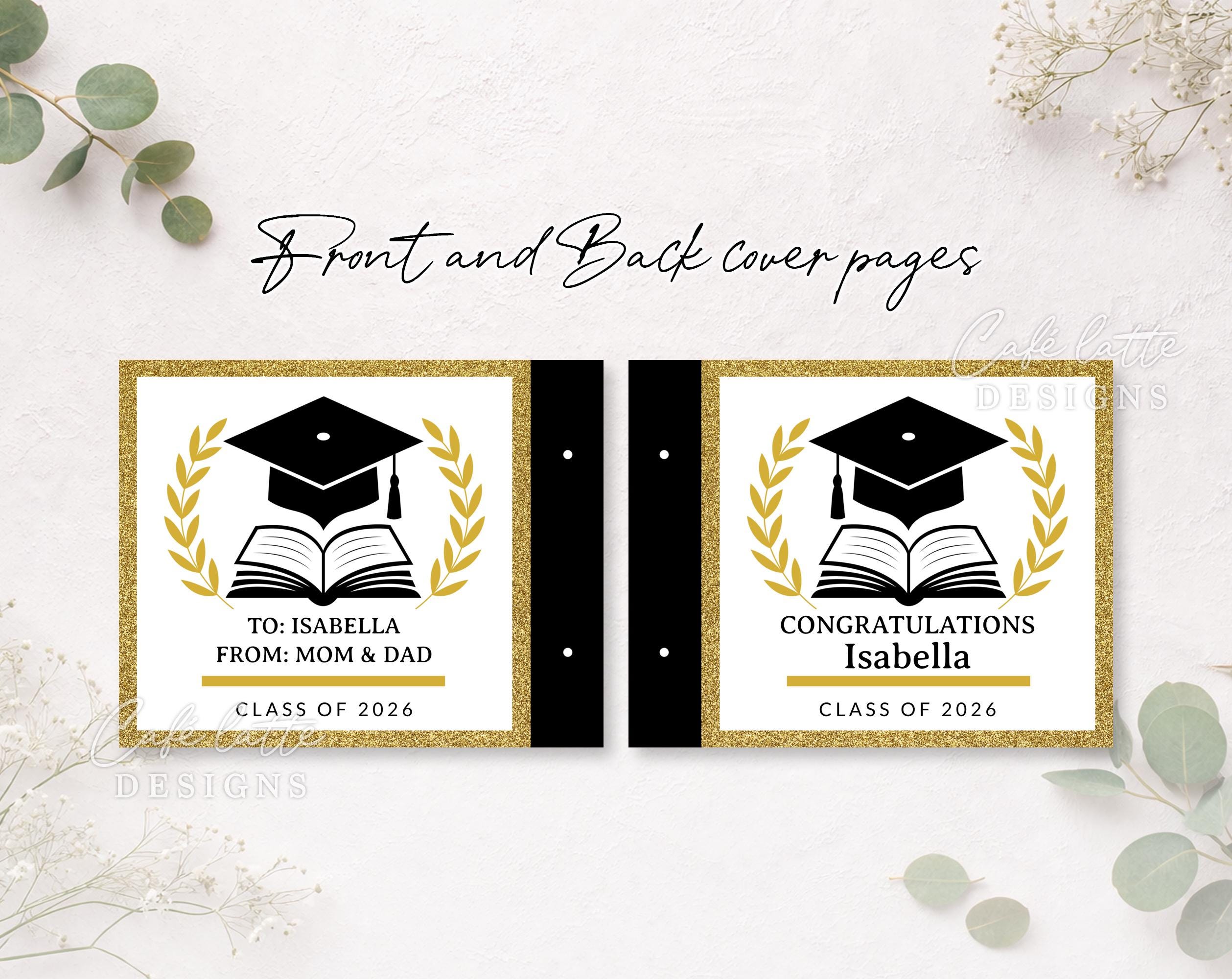Grad Gift Card Holder Book, Custom Multiple Gift Cards Booklet ...