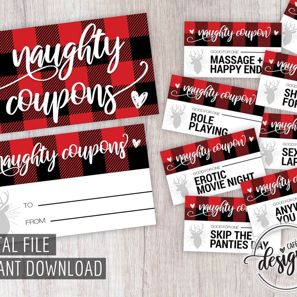 Sexy Coupons Printable - Etsy