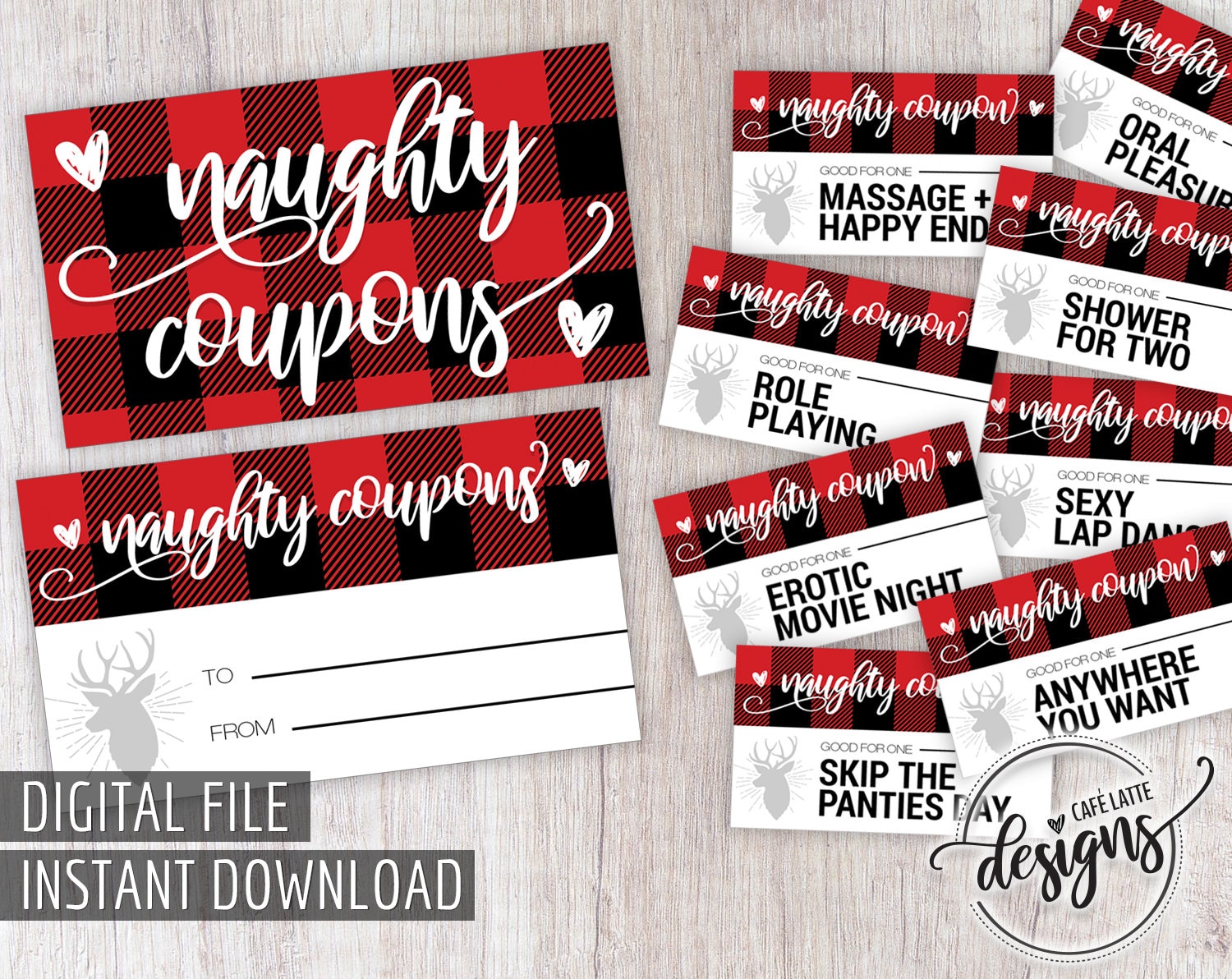 Sexy Naughty Coupons Christmas Gift Love Sex Coupons Gifts
