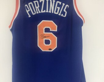 kristaps porzingis signed jersey
