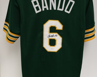 Sal Bando Signed Autographed Oakland Green Baseball Jersey - JSA COA