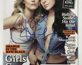 Taylor Schilling & Laura Prepon Signed Autographed Complete "Rolling Stone" Magazine - Lifetime COA