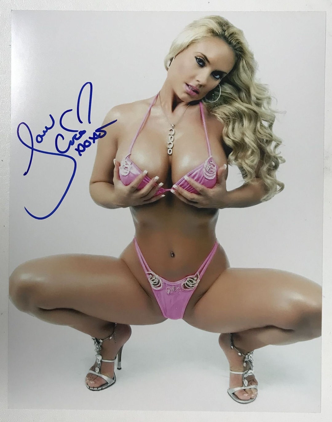 Coco Austin Signed Autographed Glossy 11x14 Photo picture picture