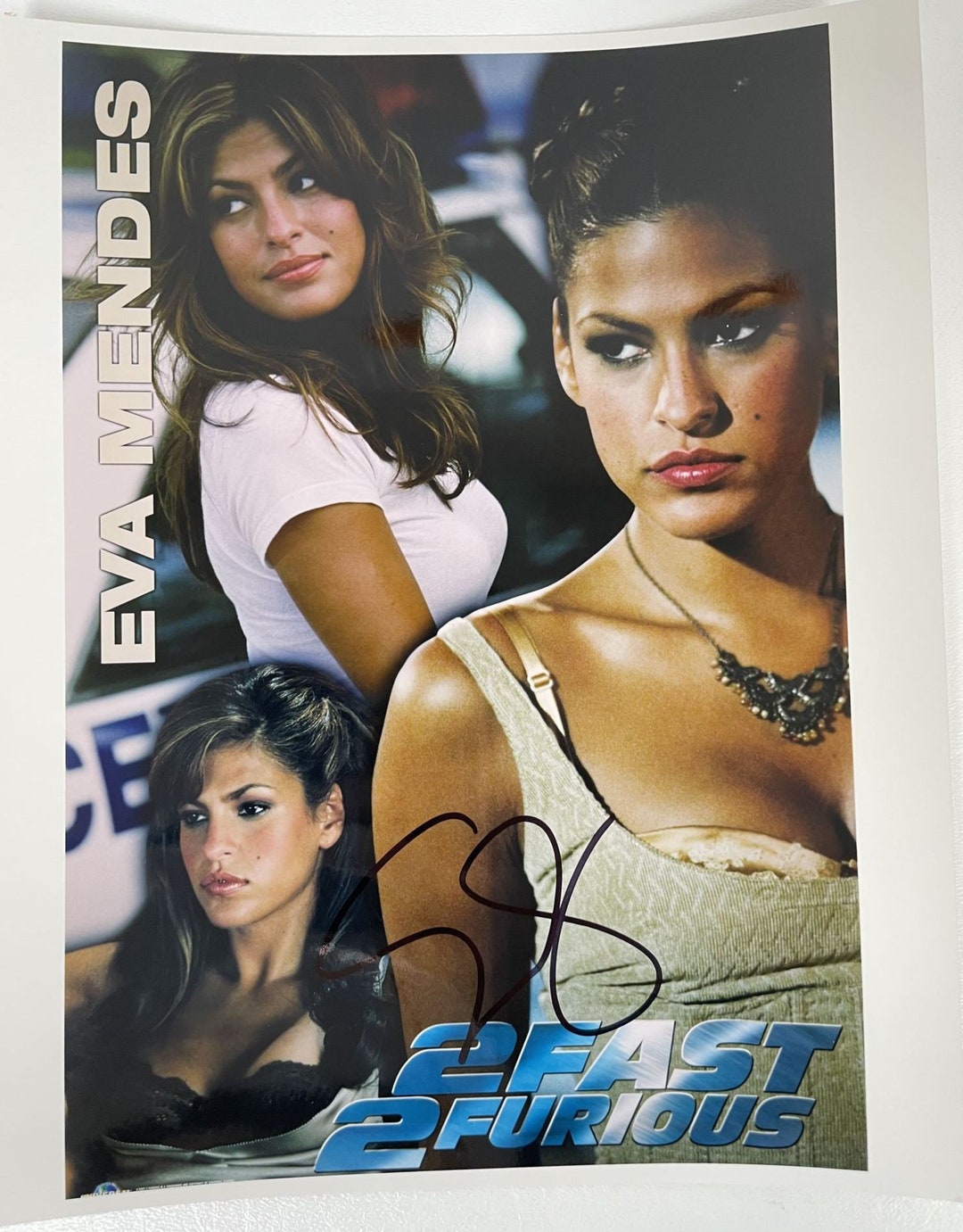 Eva Mendes Signed Autographed 2 Fast 2 Furious Glossy 8x10 Photo COA Matching Holograms Etsy