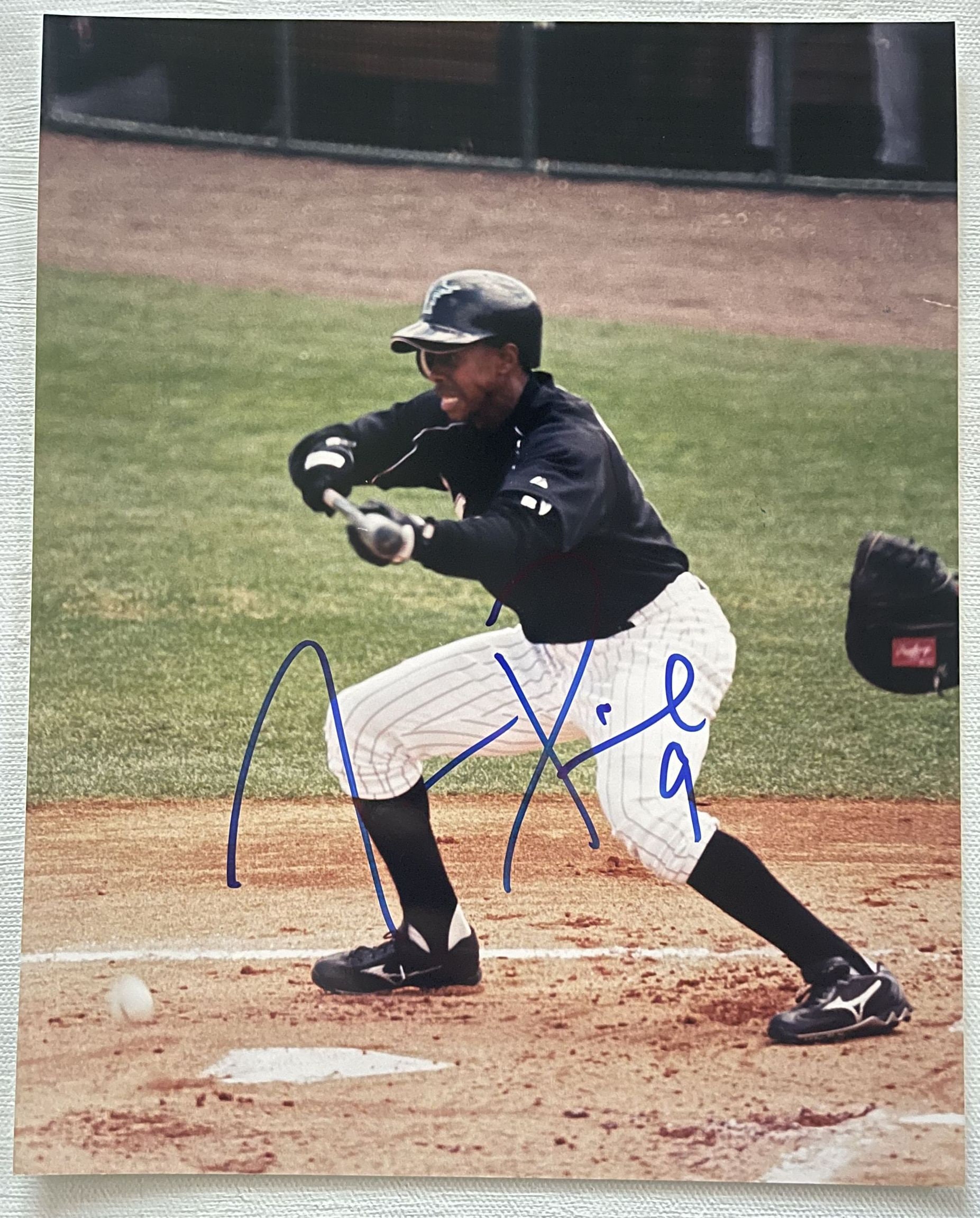 Juan Pierre Signed Autographed Glossy 8x10 Photo Miami 