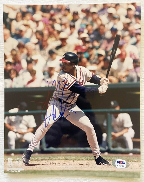 Kenny Lofton Signed Autographed Glossy 8x10 Photo Atlanta - Etsy