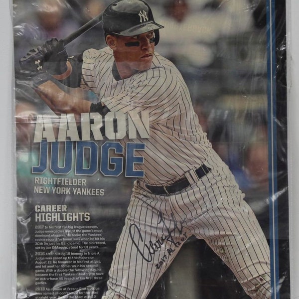 Aaron Judge Signed Autographed Glossy 11x14 Photo New York Yankees - COA Matching Holograms