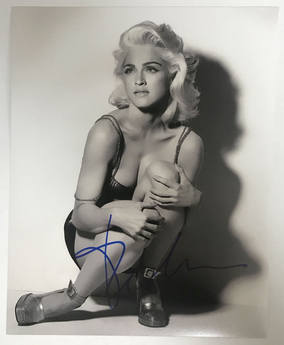 MICHAEL JACKSON  MADONNA signed autographed photo COA Hologram main image 1